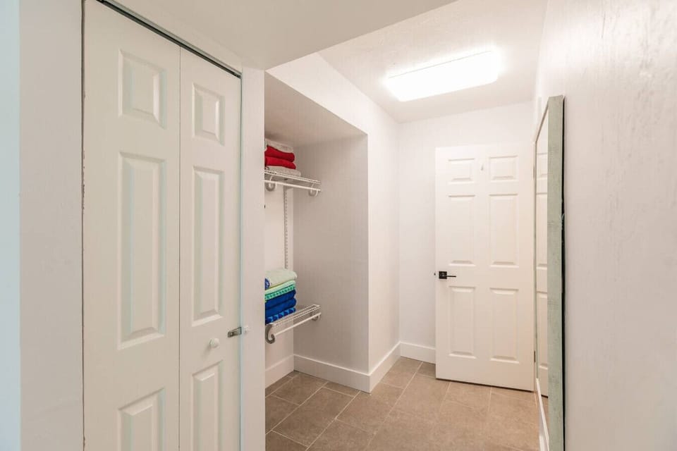 Extra space to store luggage and clothing.
