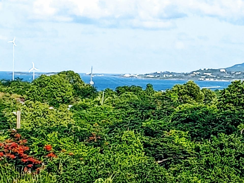 Clear view of Christiansted