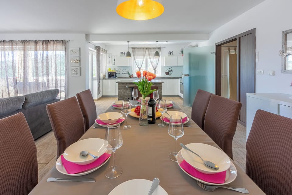 Villa | Private kitchen | Espresso maker, fridge, microwave, oven