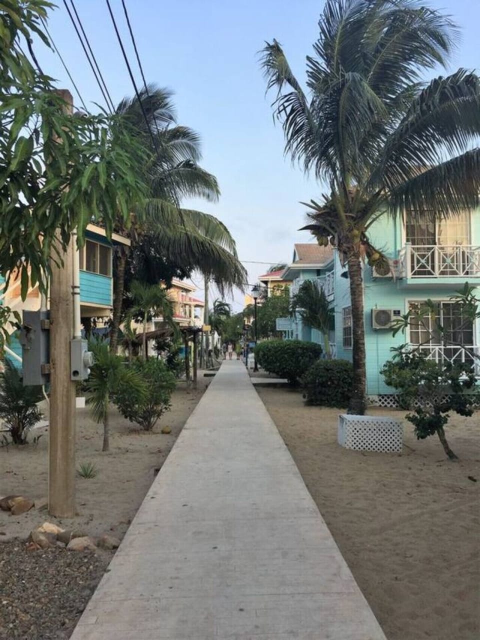 Sidewalk in Placencia Village