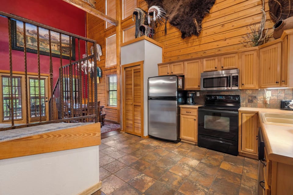 Full Kitchen - Native American-Inspired Interior Design