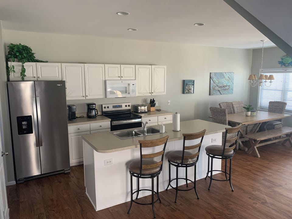 Updated refrigerator and range