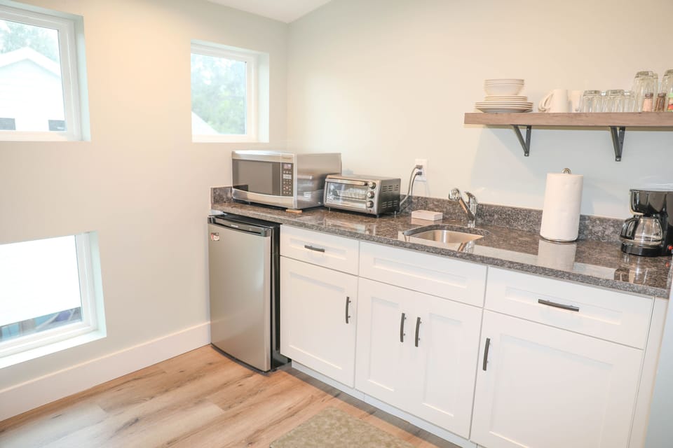 Upstairs kitchenette
