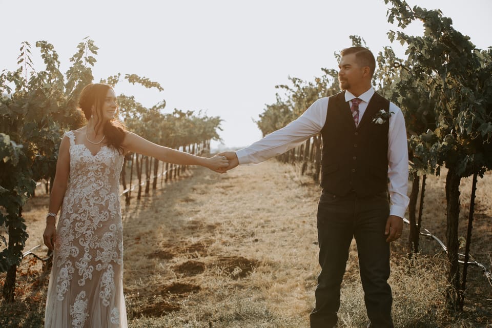 Here at Mount Brow Vineyard in Sonora we are also a wedding and event venue