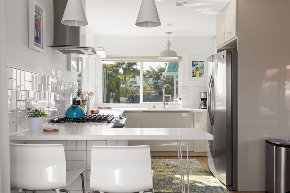 Fully stocked kitchen