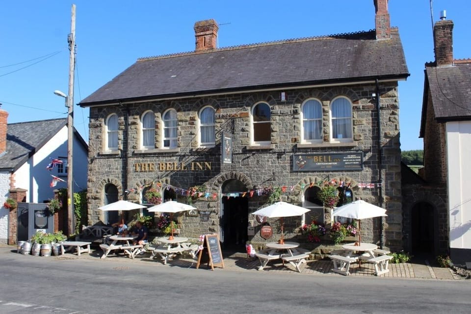 Local pub just across the square