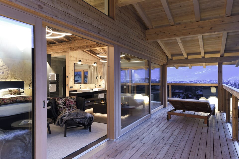 Penthouse Suite (Bergfeuer), Mountain View, Terrace, Sauna, Whirlpool | Balcony