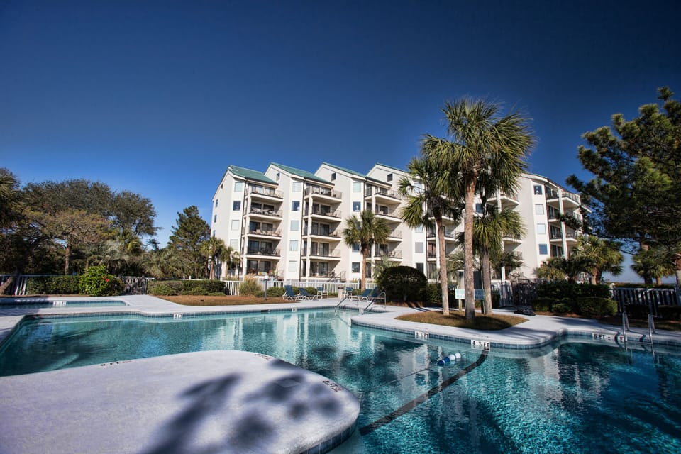 Just steps from the villas, this inviting community pool adds to the relaxed, resort-style living experience.