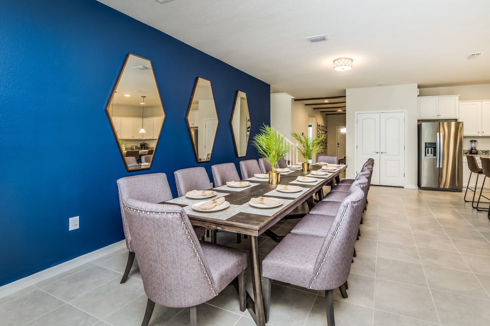 View 3 of dining table seating 14