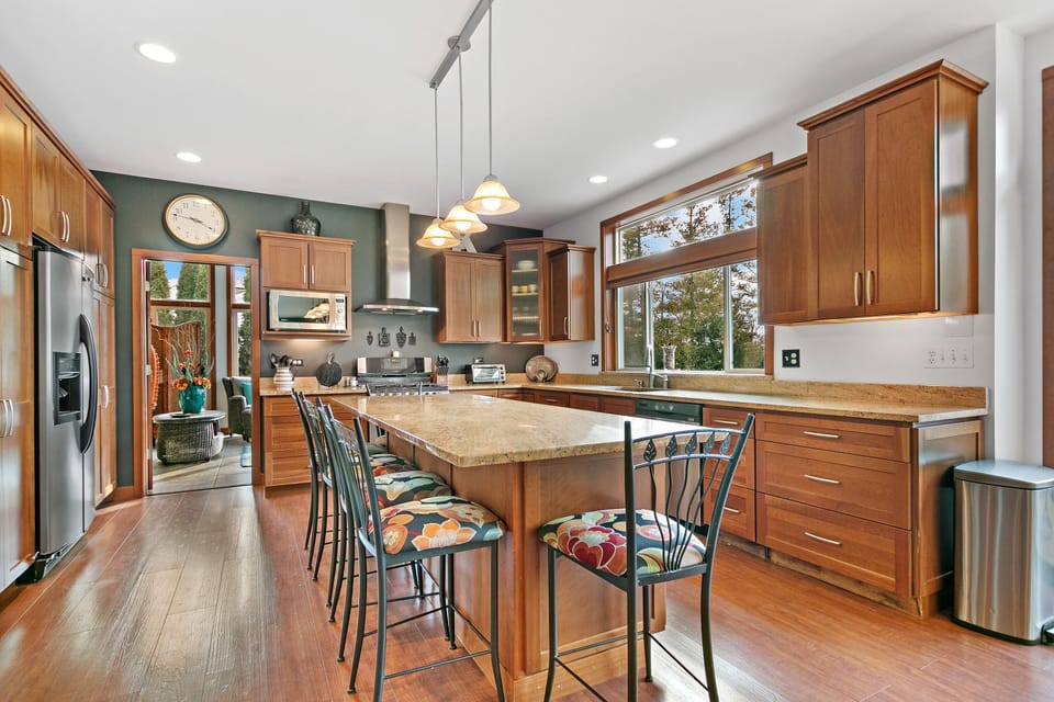 Get your chef hat on in your fully equipped kitchen.