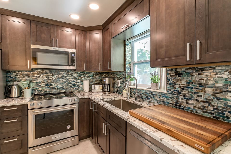 Top of the line appliances
