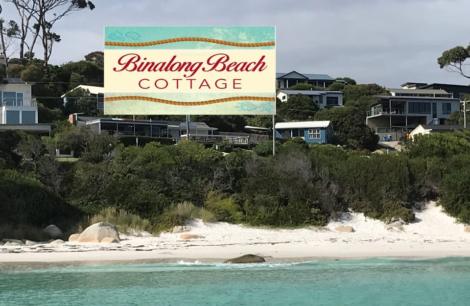 Binalong Beach Cottage from the ocean