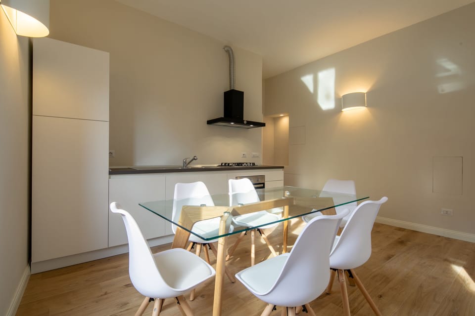 Design Apartment | Private kitchen | Fridge, oven, stovetop, dishwasher