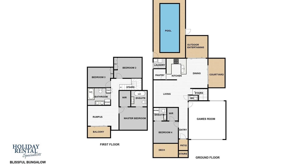 Blissful Bungalow | Floorplan