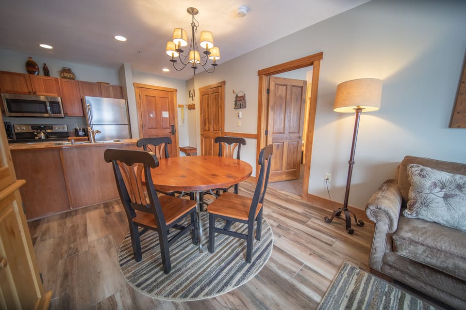 Updated wood flooring