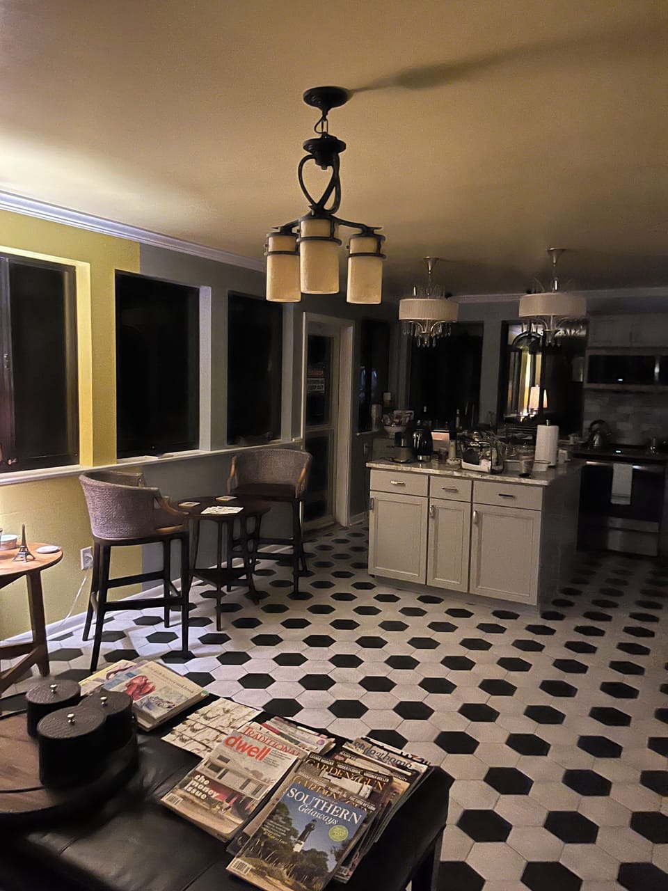 Kitchen and keeping room.