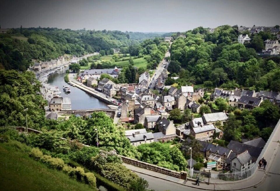 Dinan - aerial view