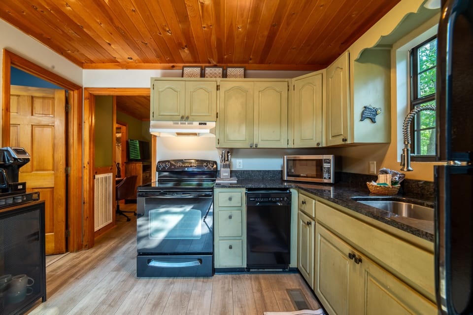 Fully stocked kitchen