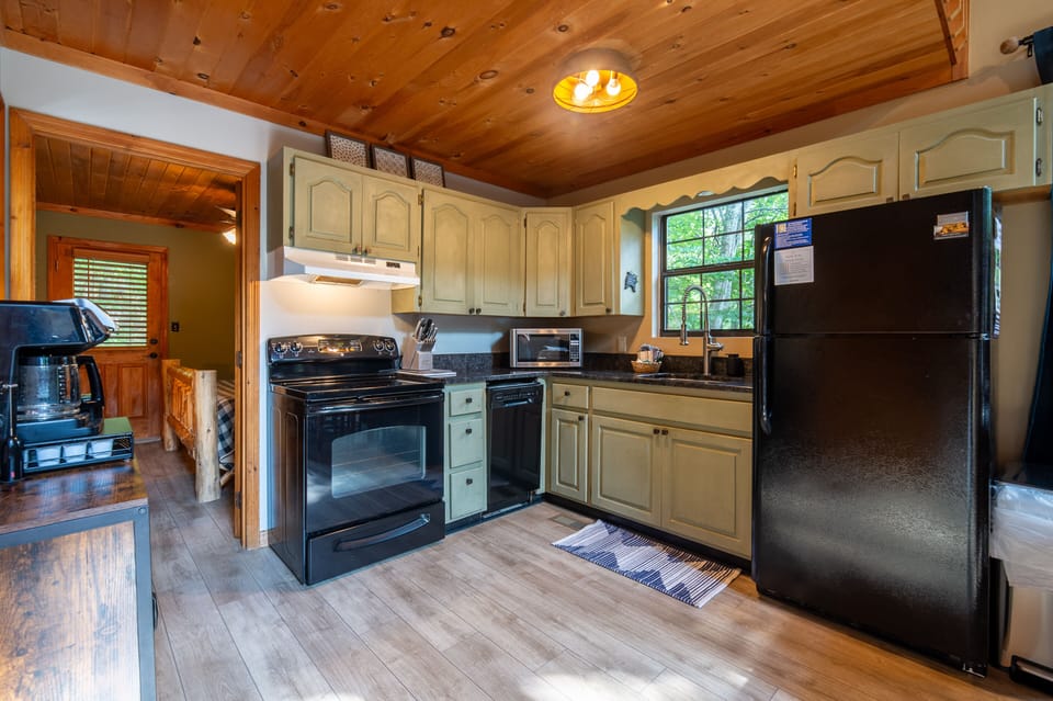 Fully stocked kitchen