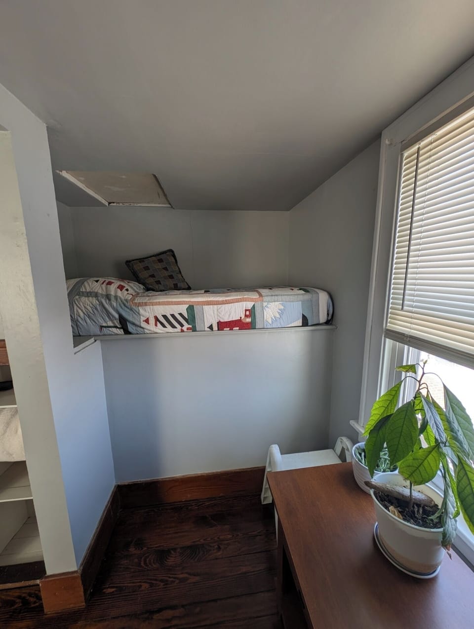 this is an additional twin bed in a small loft inside the master bedroom