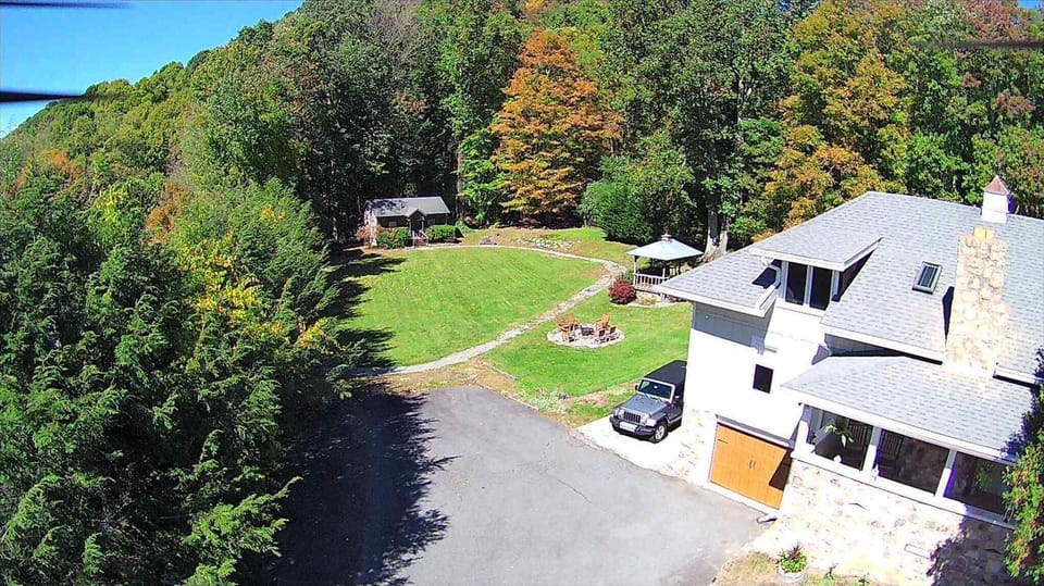 Aerial view of property
