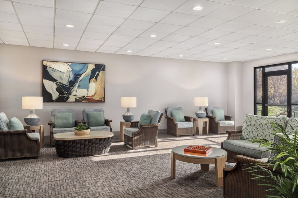 Lobby sitting area