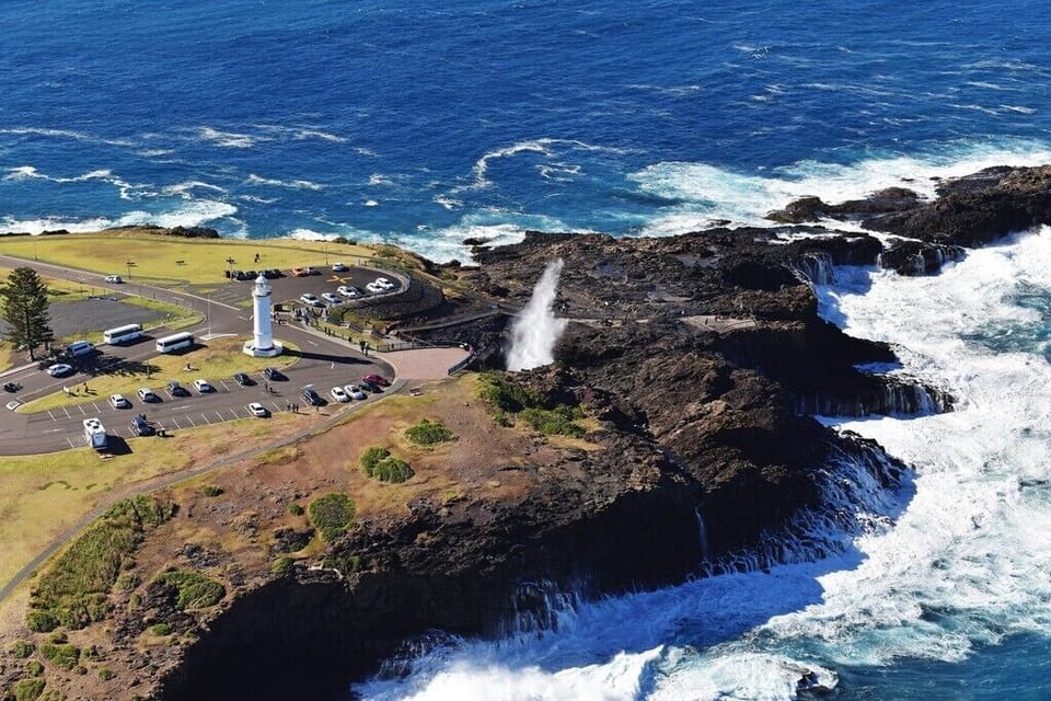 The famous iconic Kiama Blow Hole.