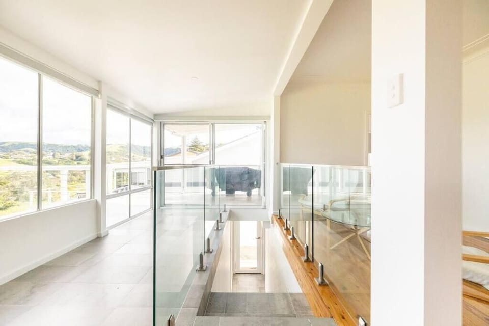 Stairs to the toilet & shower and laundry downstairs.