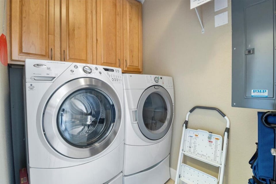 Full-size washer and dryer