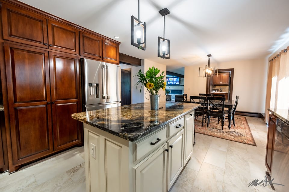 kitchen view 4 + dining room