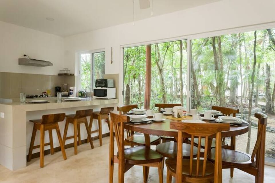 Casa Muuch Kitchen and Dinning area.