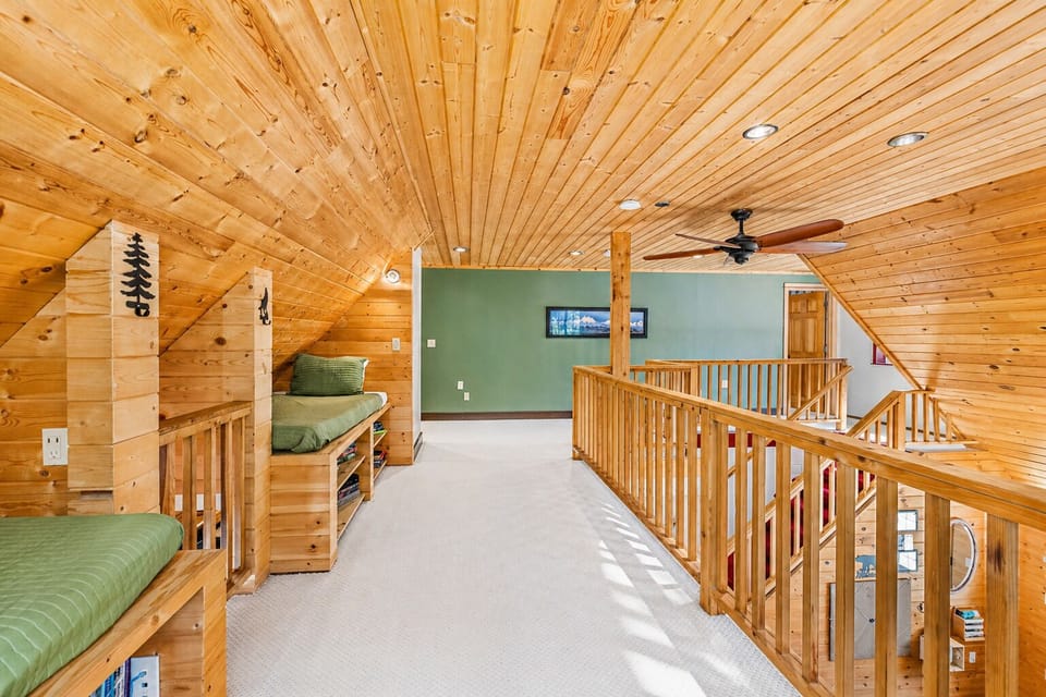 Upper Level Open Loft Sleeping Space