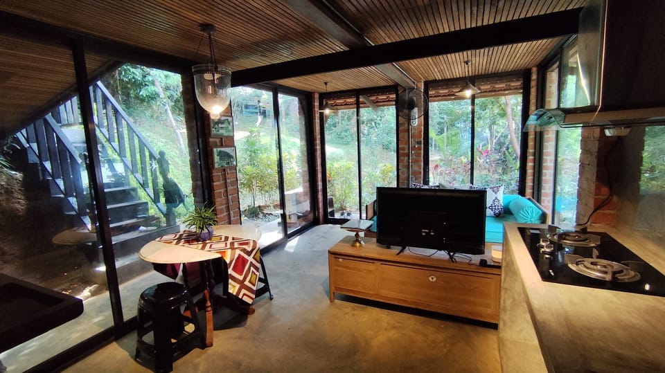Classic House | Living area | 55-inch Smart TV with satellite channels, TV, fireplace