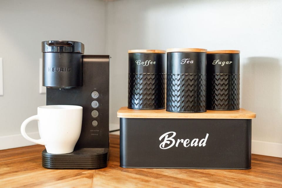 Coffee is provided to jump start your day!