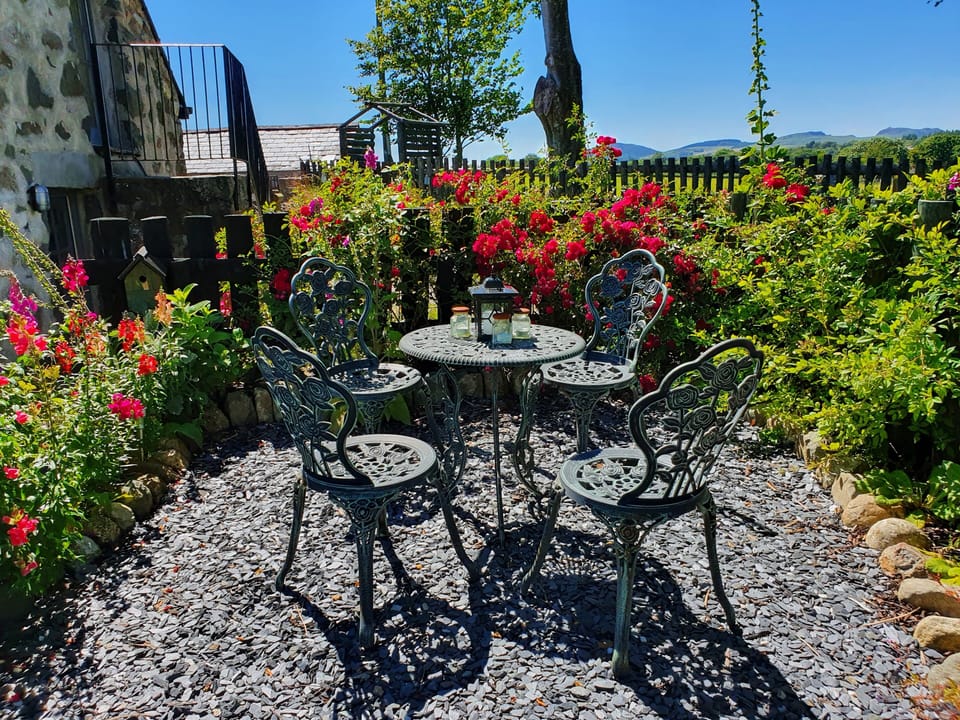 One of many out door spaces to enjoy