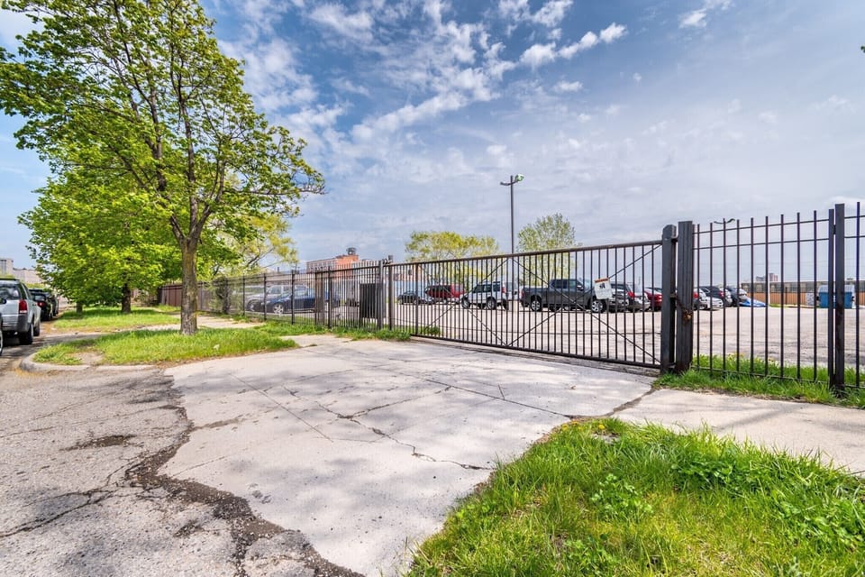 Free and secured gated parking 