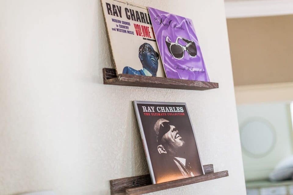 Enjoy some of his best music while relaxing in our living room!