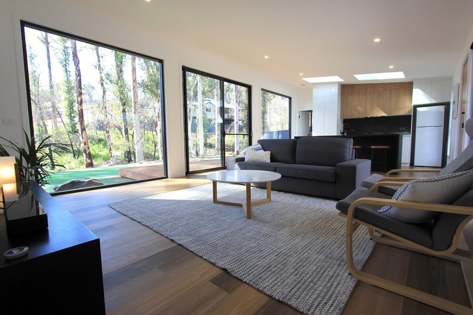 Bright, open living area