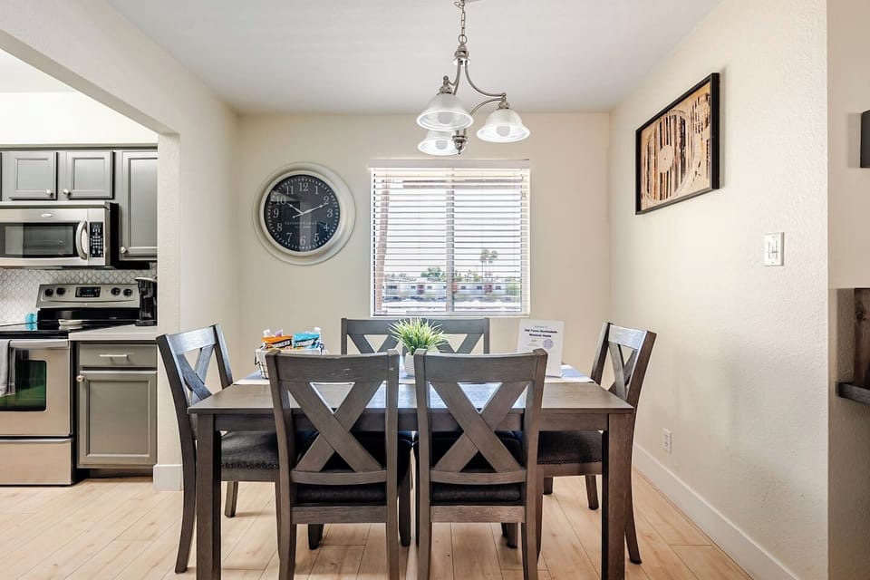Plenty of room to enjoy a meal or get some last minute work done on your laptop.