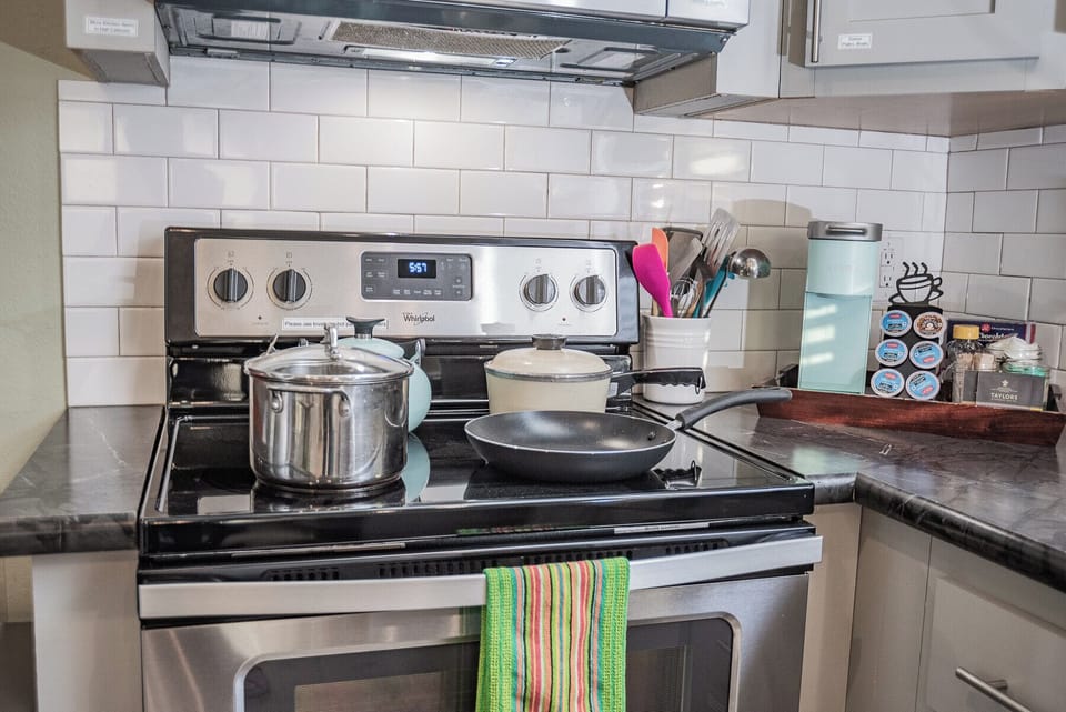 Fully stocked for cooking