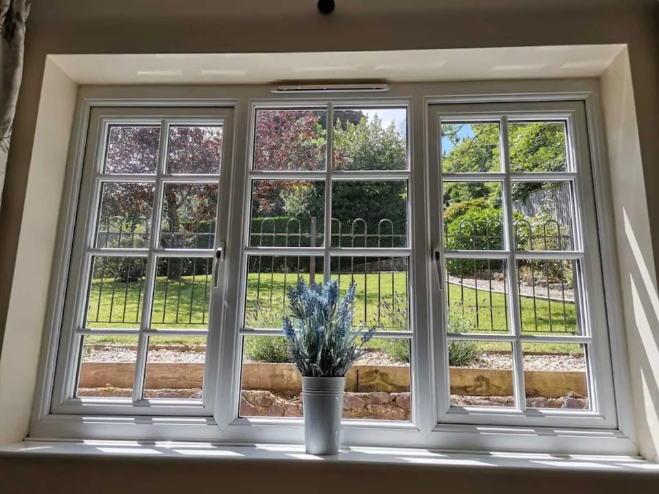 Views from the super king bedroom (bedroom 1). 