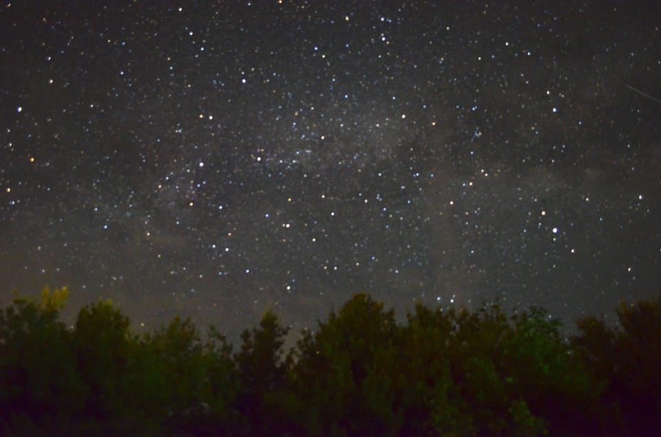 Enjoy the incredible night sky from the deck 