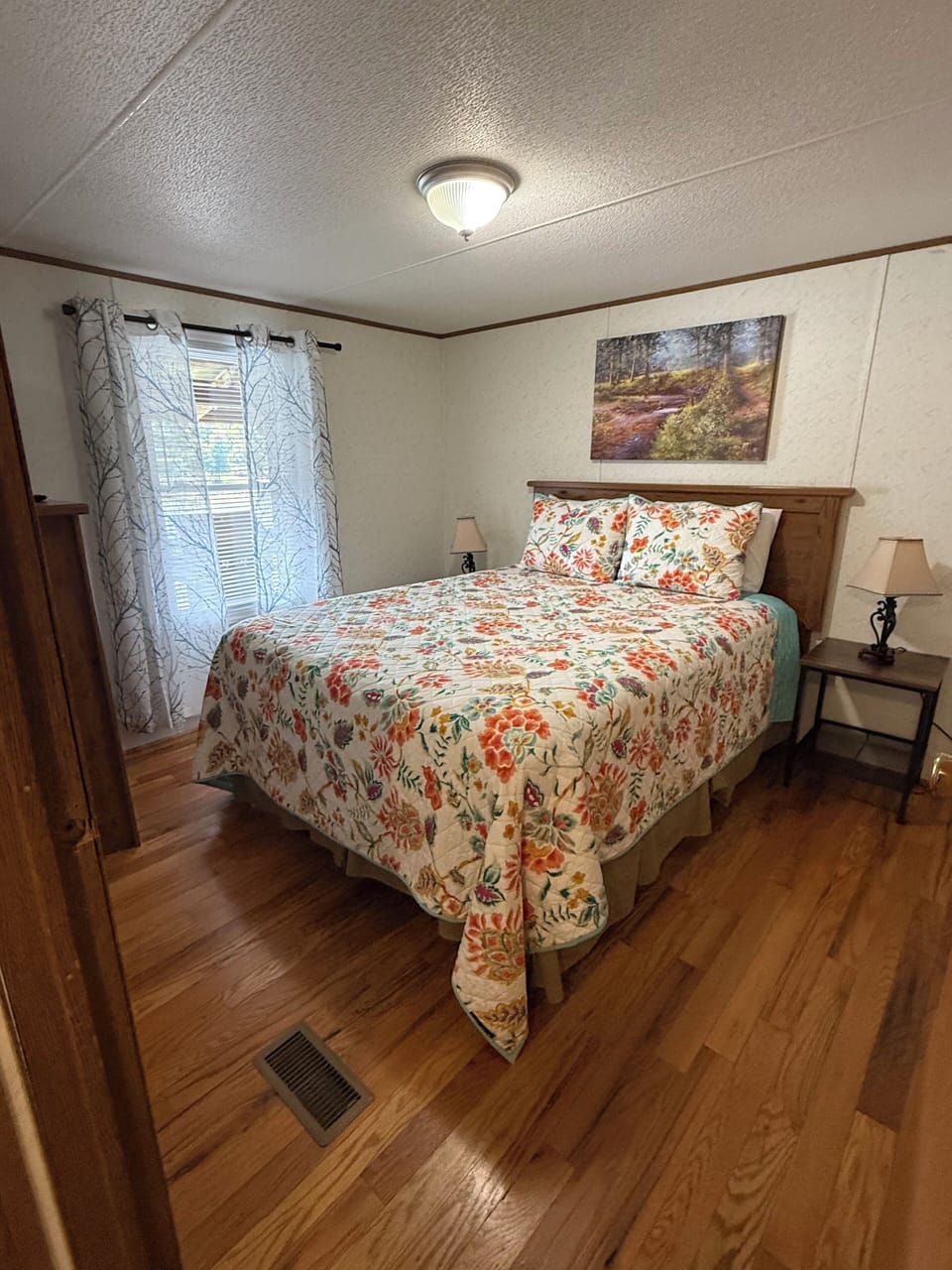 Smart TV in bedroom not pictured