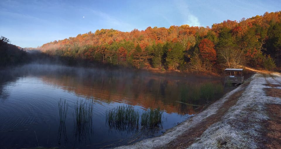 Private fishing lake.