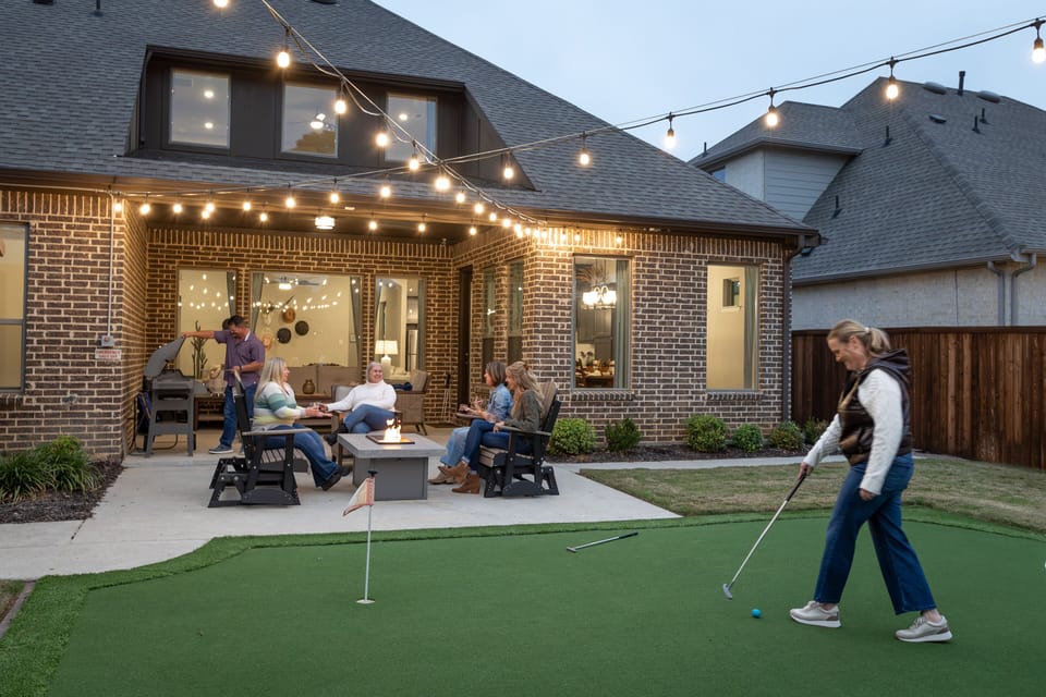 Private backyard space lets guests relax without leaving the property.