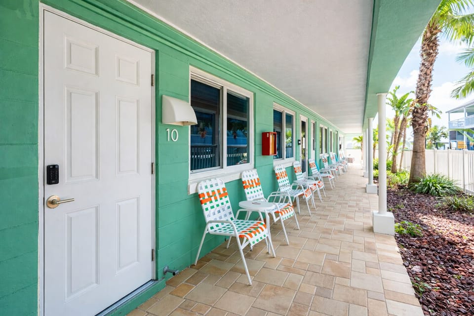Immerse yourself in the laid-back beachfront resort atmosphere of Tropic Terrace Resort providing  a true Old Florida experience with unbeatable Gulf views located right on the Treasure Island boardwalk.