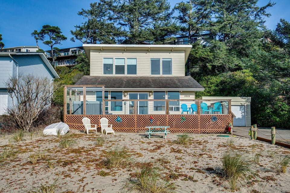 Front yard is very sandy!