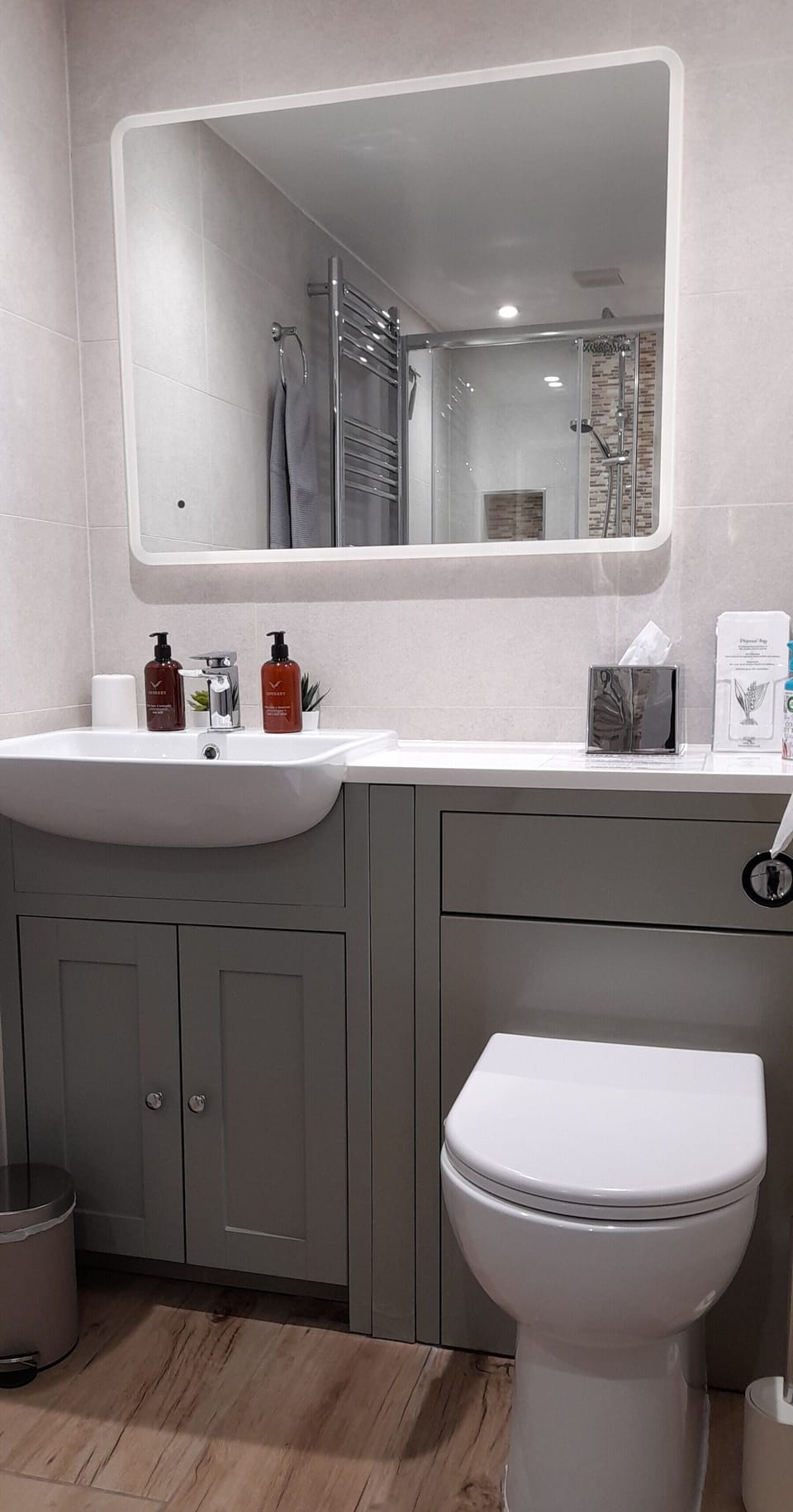 Modern bathroom macerator toilet