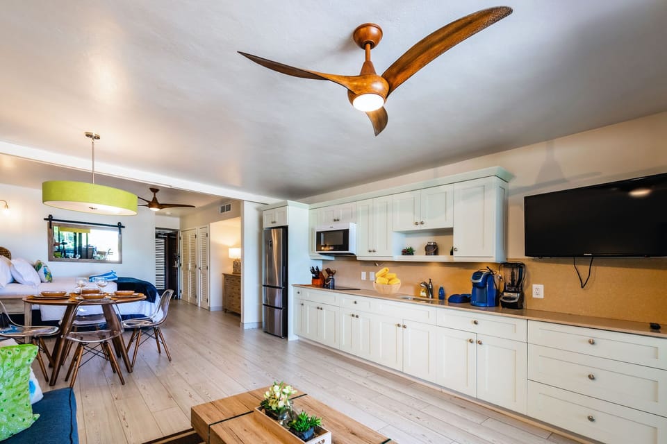 Kitchen/Dining Area/Bedroom With Room Divider