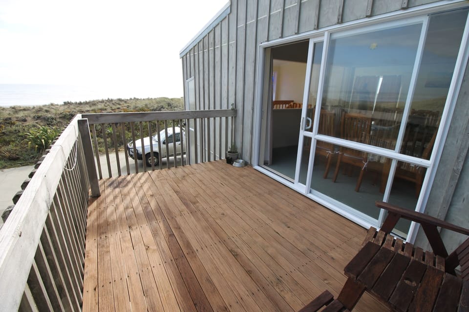 Southern side deck off the dining area